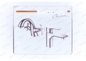 Смеситель для ванны Kubus 009 короткий Ø40 Euro черный Mixxus Premium