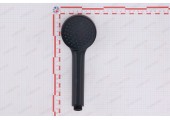 Лейка для душа SH-01 черная 1 режим Zerix