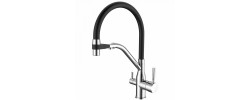 Смеситель д/кухни MIXXUS PREMIUM GRAVITY 021 REFL.BLACK Ø35 (8 шт/ящ)
