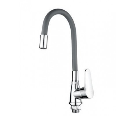Смеситель для кухни REFLECTOR MIXXUS ELVIS 014 (NUT) GREY Ø35 ГАЙКА