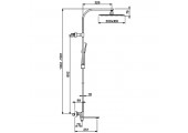 Душевая система G2483-40 хром Gappo