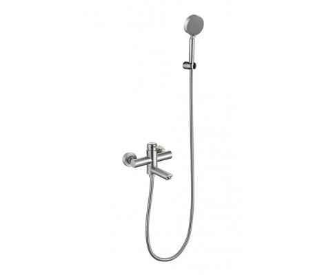 Смеситель д/ванны корот. нерж/сталь MIXXUS FAN-009 EURO