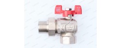 Кран шаровый с американкой угловой EUROPRODUCT 3/4