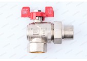 Кран шаровый с американкой угловой EUROPRODUCT 3/4