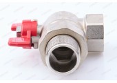 Кран шаровый с американкой угловой EUROPRODUCT 3/4