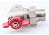 Кран шаровый с американкой угловой EUROPRODUCT 3/4