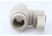 Кран шаровый 20 латунный шар серый Prime Pro Aqua