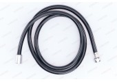 Шланг для душа Chr.Z02 150 см черный Zerix
