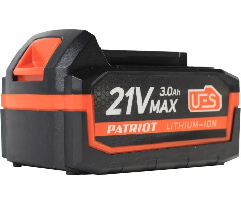 Батарея аккумуляторная PATRIOT PB BR 21V(Max) Li-ion 3,0Ah UES тонкая зарядка (5,5 мм)