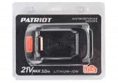 Батарея аккумуляторная PATRIOT PB BR 21V(Max) Li-ion 3,0Ah UES тонкая зарядка (5,5 мм)
