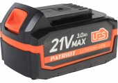 Батарея аккумуляторная PATRIOT PB BR 21V(Max) Li-ion 3,0Ah UES тонкая зарядка (5,5 мм)