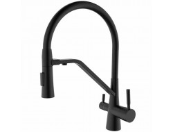 Смеситель д/кухни MIXXUS PREMIUM MAGNET 021 BLACK REFL.BLACK Ø35 (8 шт/ящ)