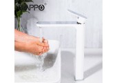 Смеситель для раковины G1083-82 хром белый Gappo