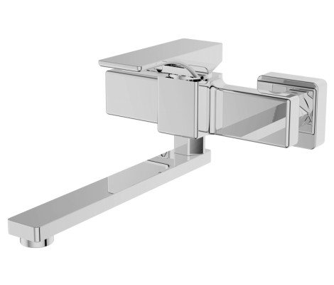 Смеситель для кухни KB-73010-01 настенный хром Koer