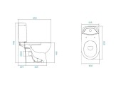 Унитаз-компакт Остин Soft 1WH302419 Santek