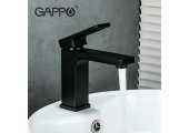 Смеситель для раковины G1017-6 черный Gappo