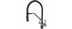 Смеситель д/кухни MIXXUS PREMIUM MAGNET 021 GRAPHITE REFL.BLACK Ø35 (8 шт/ящ)
