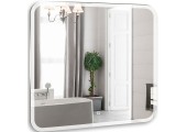 Зеркало с подсветкой Stiv - Lite 70х69 открытая подсветка, сенсорный выключатель, холодный свет Silver Mirrors 