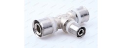 Тройник пресс 26*16*26 VTm.231.N.261626 Valtec
