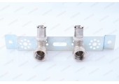 Монтажная планка с пресс-водорозетками 16*1/2 VTm.224.N.001604 Valtec 