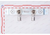 Монтажная планка с пресс-водорозетками 16*1/2 VTm.224.N.001604 Valtec 