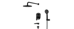 Душевая система KB-64008-05 встраиваемая черный Koer