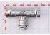 Трехраструбный пресс-тройник из нержавеющей стали 28*22*28mm ZTI.531.282228 TIM