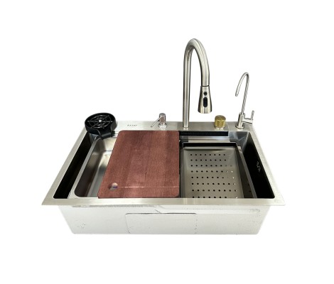 Мойка Satin со смесителем 750*460*235 Set-1 Franco