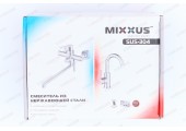 Смеситель для ванны EVA-009 короткий из нержавеющей стали SUS304 Ø40 Euro Mixxus