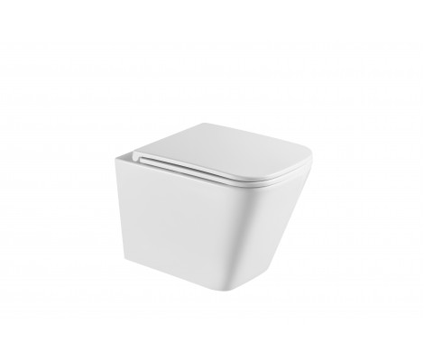 Унитаз подвесной MIXXUS PREMIUM QUADRO-0301-R, система смыва RIMLESS (490x340x360)