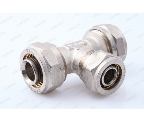 Тройник обжимной 26*20*26 VTm.331.N.262026 Valtec