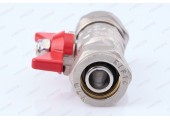 Кран шаровой под обжим 16 бабочка VT.343.N.1616 Valtec
