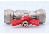 Кран шаровой под обжим 16 бабочка VT.343.N.1616 Valtec