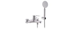 Смеситель для ванны HSB-009 Euro короткий из нержавеющей стали Zerix