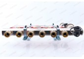 Коллекторная группа 1*6 выходов со встроенными расходомерами в сборе, евроконус 3/4