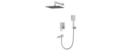 Душевая система KB-66009-01 встраиваемая хром Koer