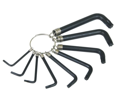 Набор ключей Torx T10-T50 9 InWork