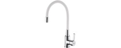 Смеситель д/кухни REFLECTOR ZERIX FADE-011 WHITE (LR4898-3) (белый)    (10 шт/ящ)
