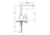 Смеситель для кухни FIT-011 из нержавеющей стали SUS304 Mixxus
