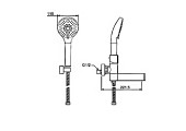 Смеситель для ванны G3281 хром Gappo