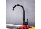 Смеситель для кухни SUS 011-2 из нержавеющей стали SUS304 Ø40 черный Mixxus