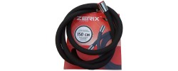Шланг для душа Silicon F12 черный 150см Zerix