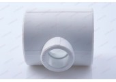 Тройник 50*25*50 белый Valfex