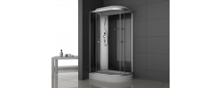 Душевая кабина ODA-8407 P R 120*80*215 (тонированное стекло 4мм, низкий поддон)