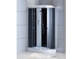 Душевая кабина ODA-8407 P R 120*80*215 (тонированное стекло 4мм, низкий поддон)