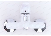 Смеситель для ванны Afina-009 короткий, без шланга и лейки белый Plamix