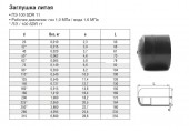 Заглушка  ф63 ПЭ100 sdr11 лит