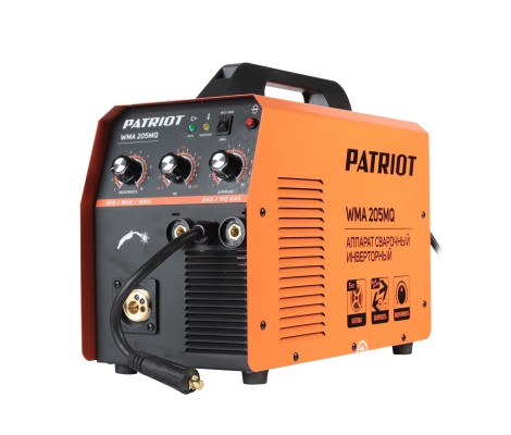 Полуавтомат сварочный инверторный PATRIOT WMA 205MQ MIG/MAG/MMA
