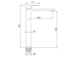 Смеситель для раковины G1083-2 хром Gappo