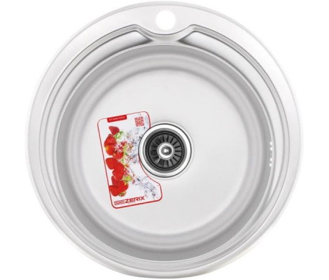 Мойка врезная Z510-06-180D decor Zerix 